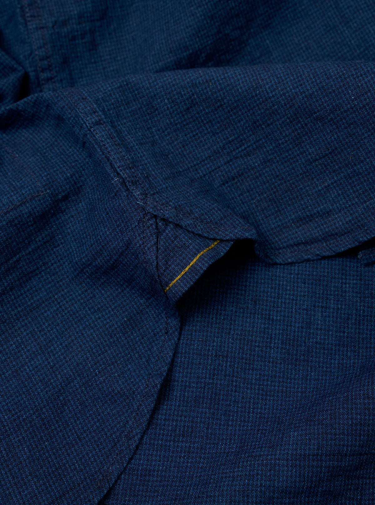 Universal Works Indigo Lincot Denim Lazy Day Shirt
