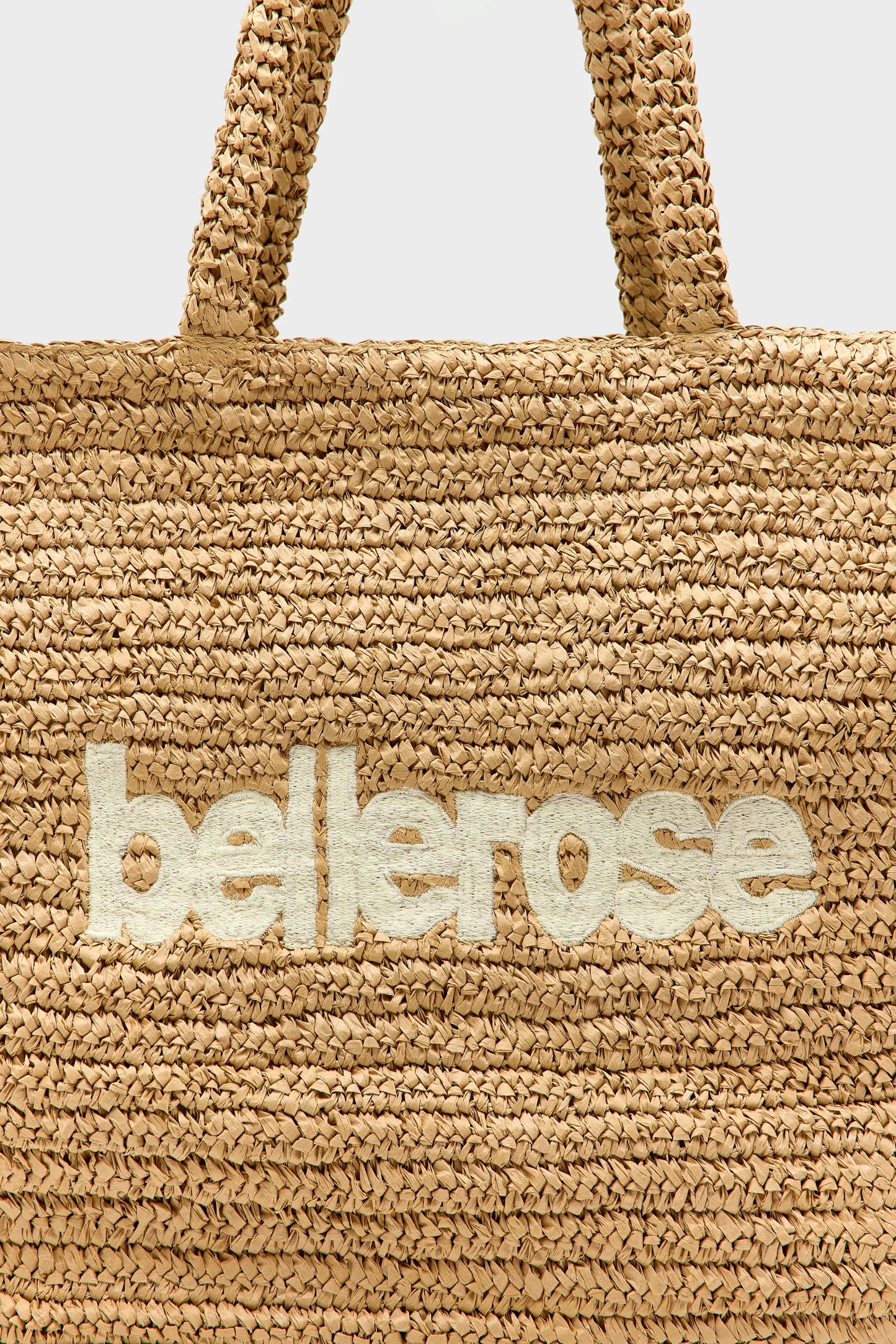 Bellerose Itop Straw Shopping Bag Natural