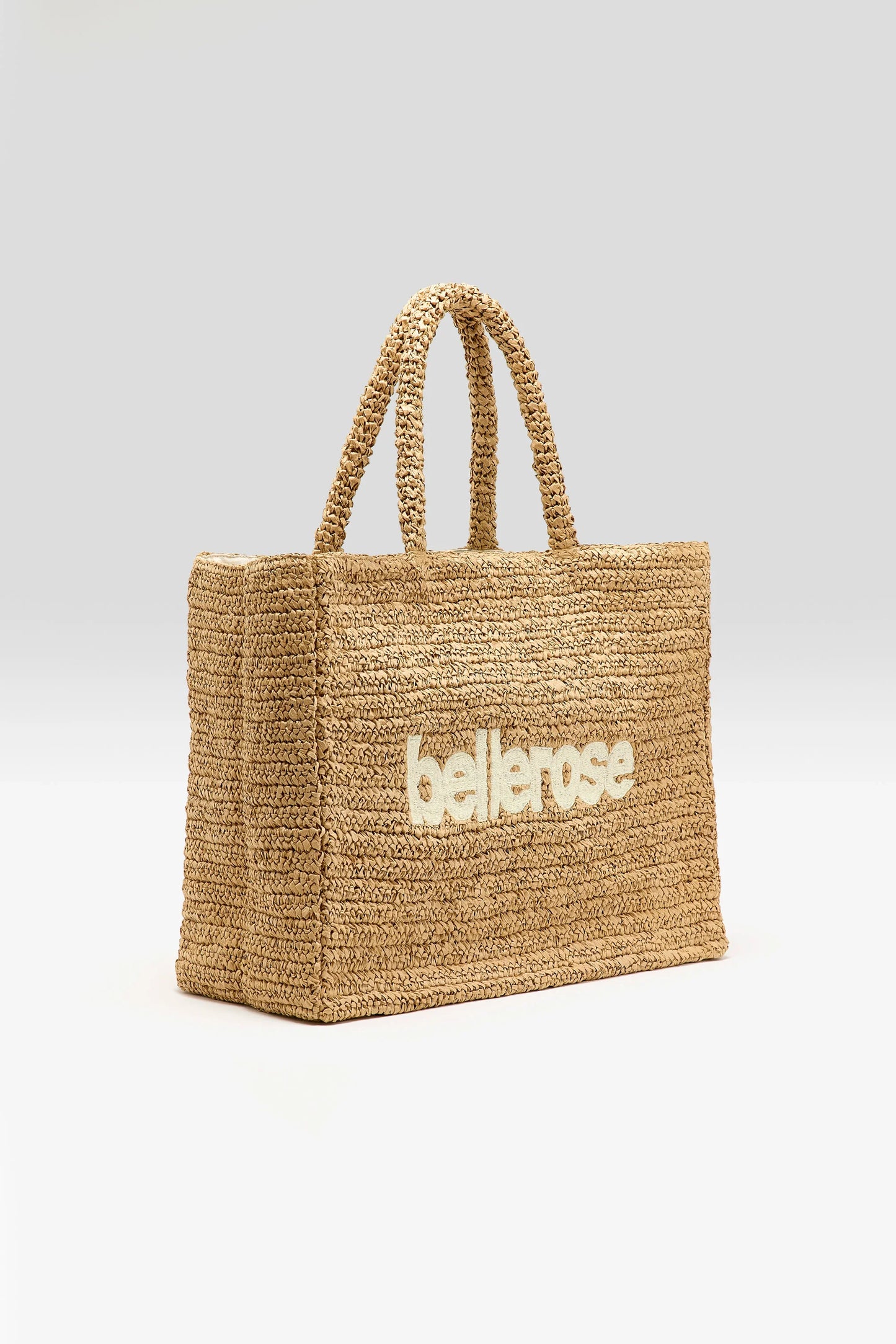Bellerose Itop Straw Shopping Bag Natural