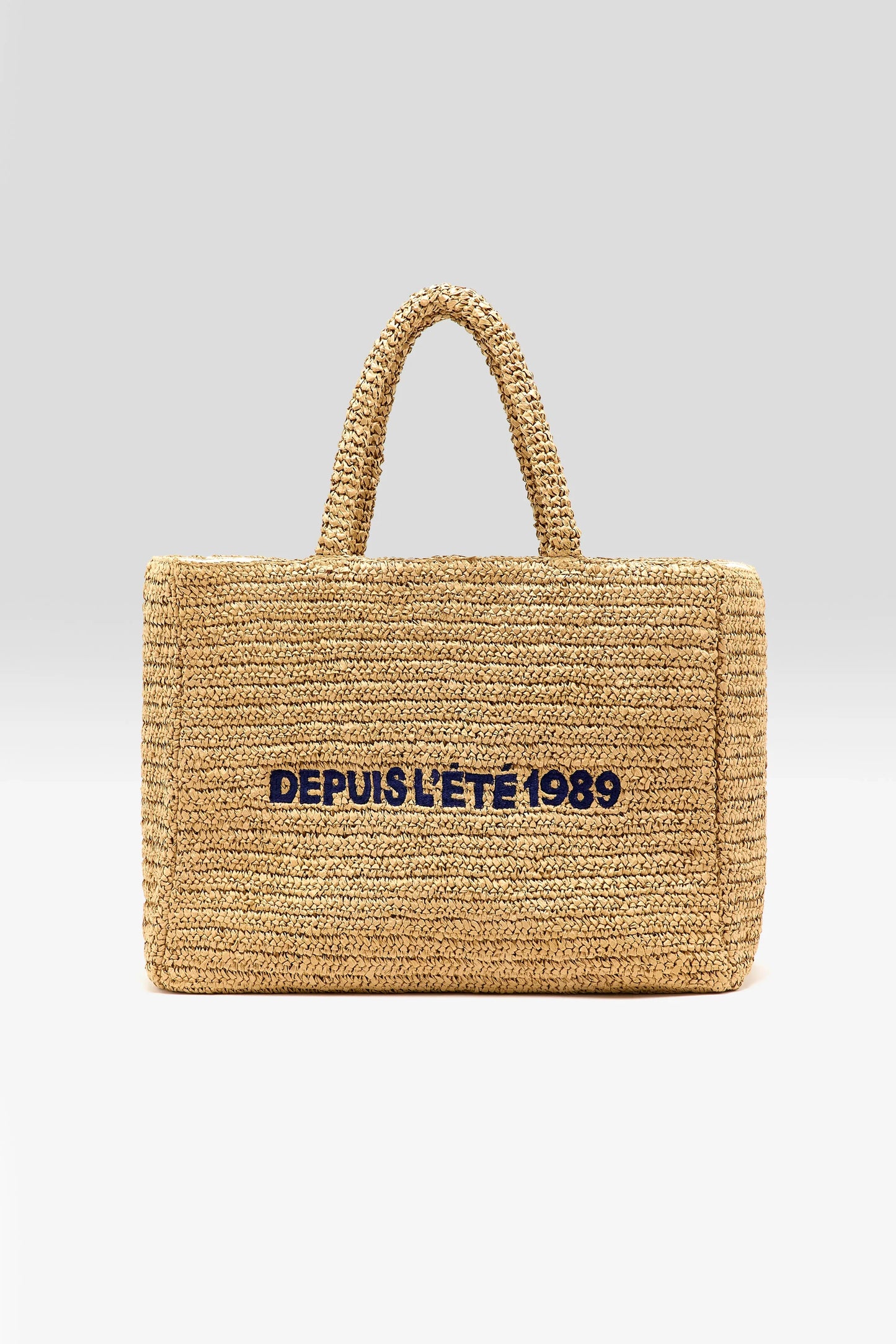 Bellerose Itop Straw Shopping Bag Natural