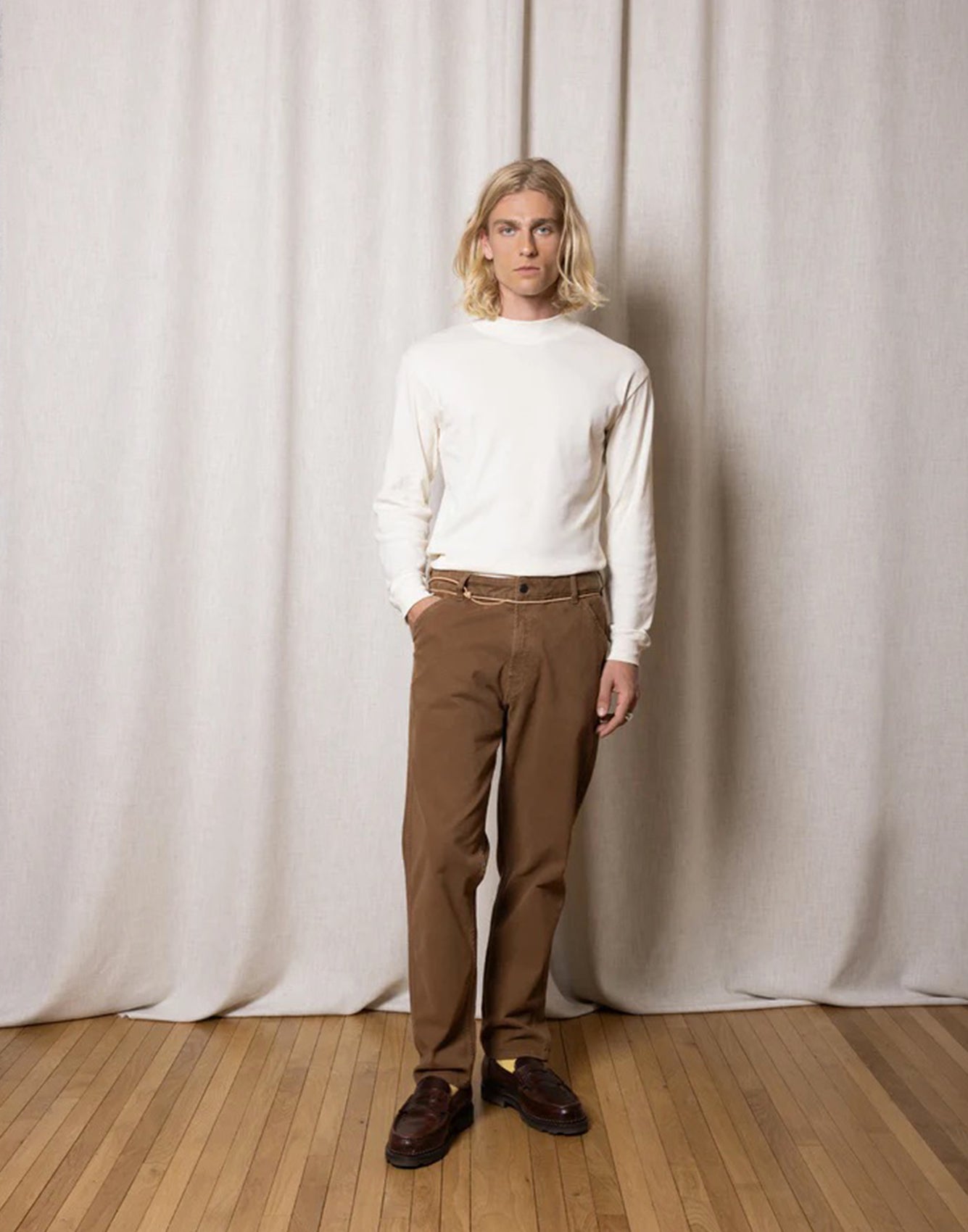 Homecore Jabali Twill Pants Coconut Brown