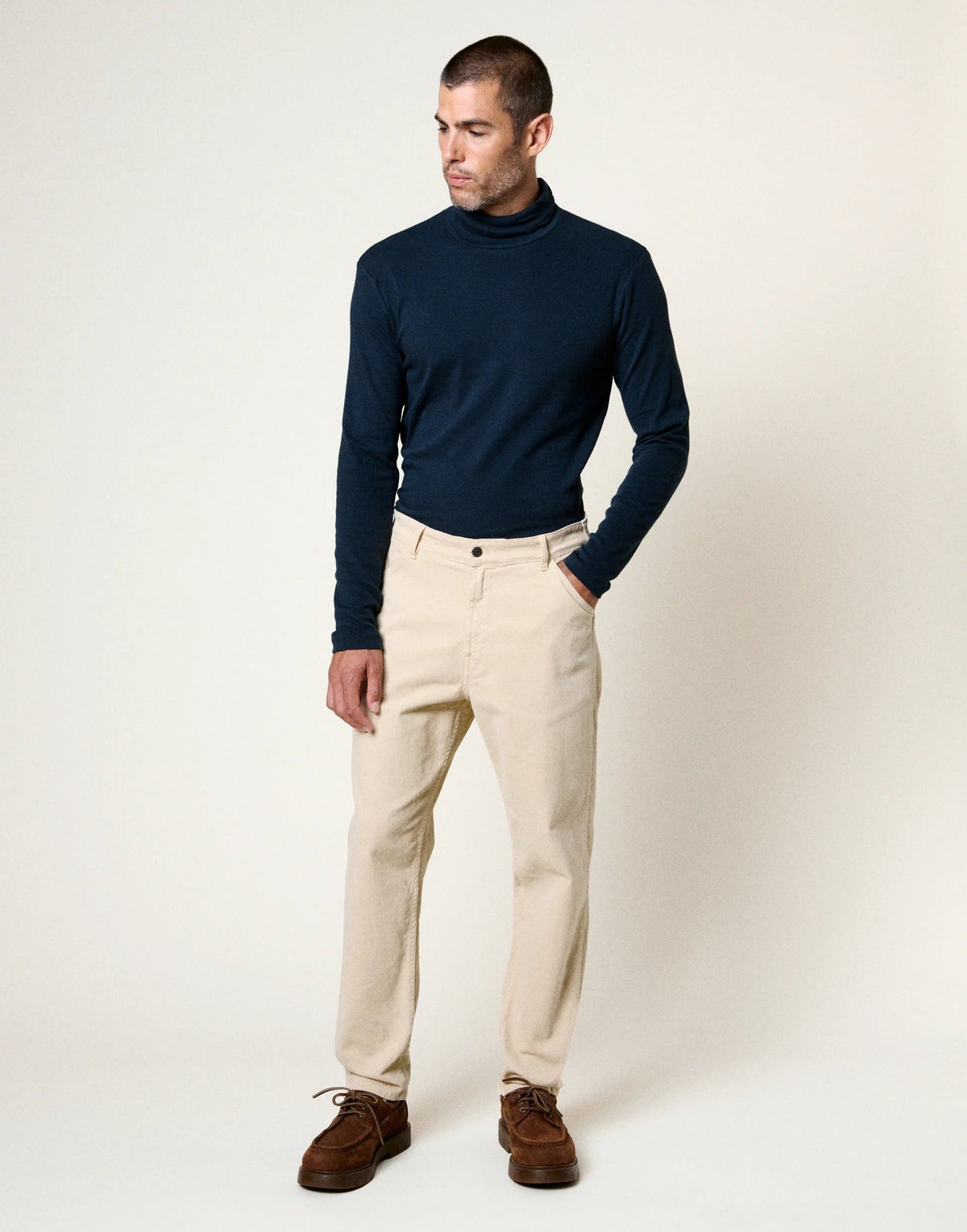 Homecore Jabali Twill Cream Trousers