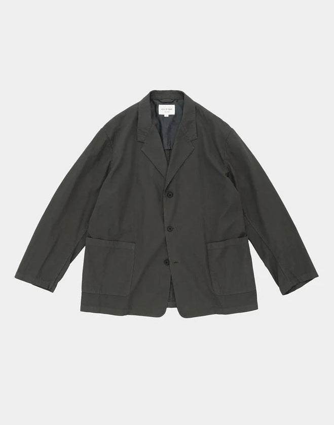 Still By Hand Dyed Twill Jacket Dark Olive