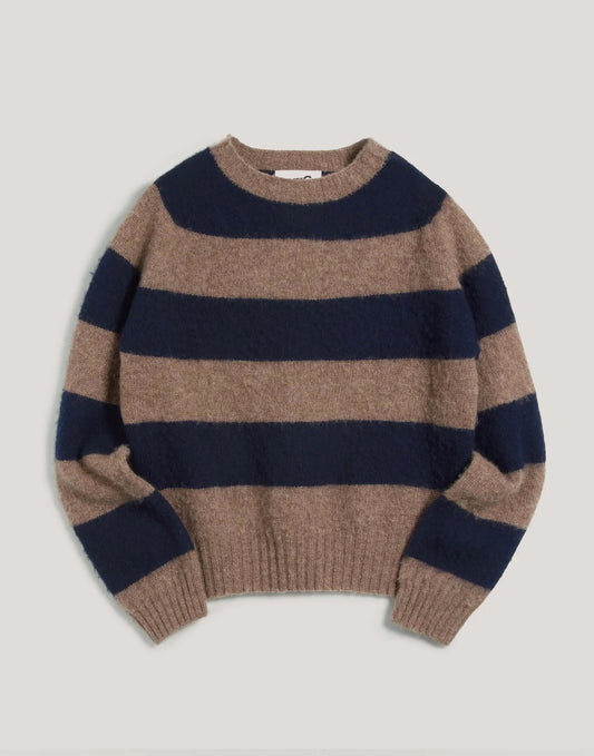 You Must Create Jets Stripe Jumper Navy