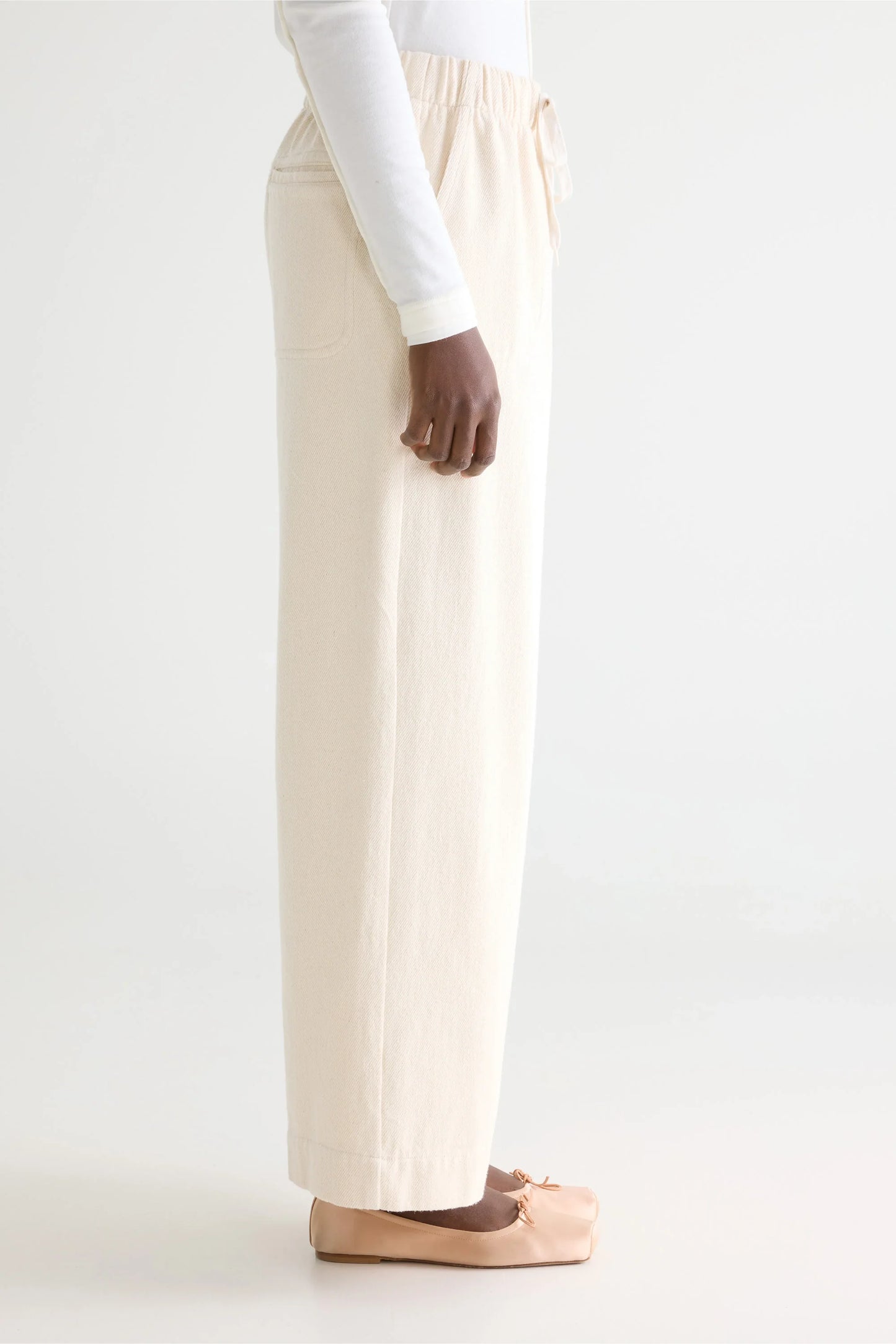 Bellerose Juna Relaxed Trousers Natural