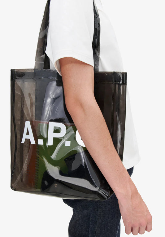 A.P.C. Lou Tote Bag Anthracite