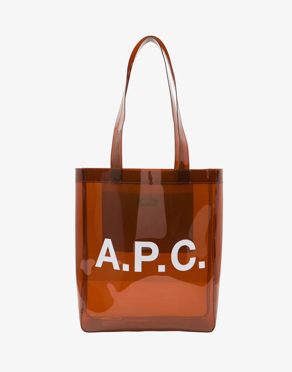 A.P.C. Lou Tote Bag Marron Fonce