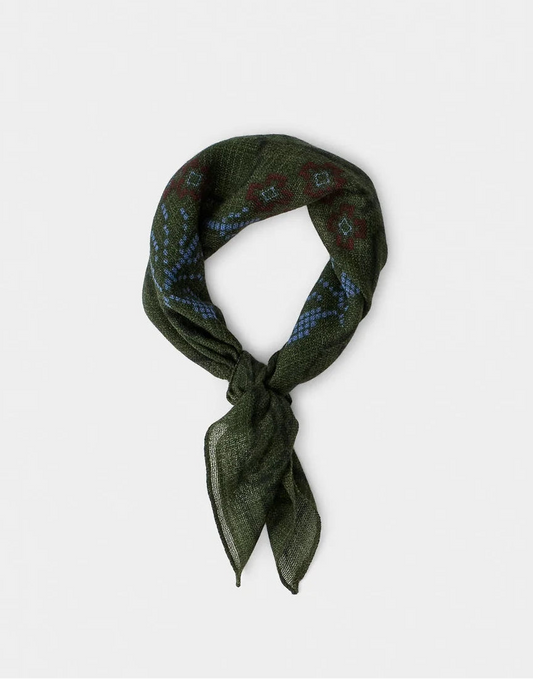 A Kind Of Guise Luz Wool Bandana Verdure Foliage