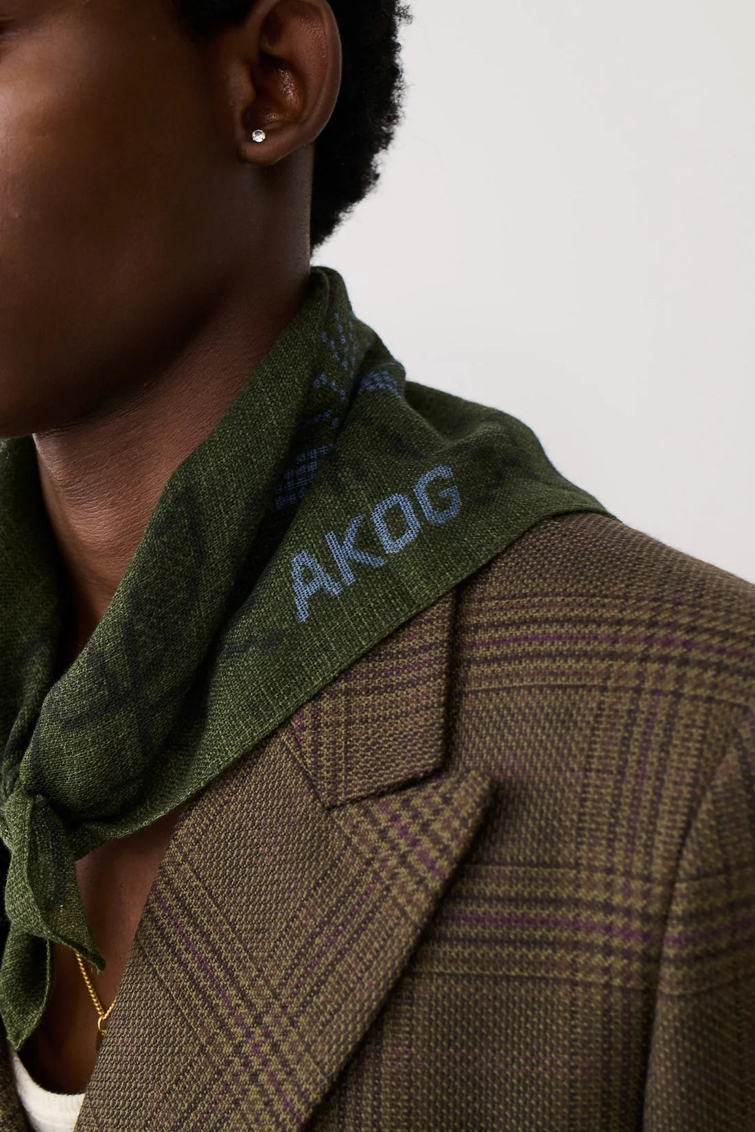 A Kind Of Guise Luz Wool Bandana Verdure Foliage