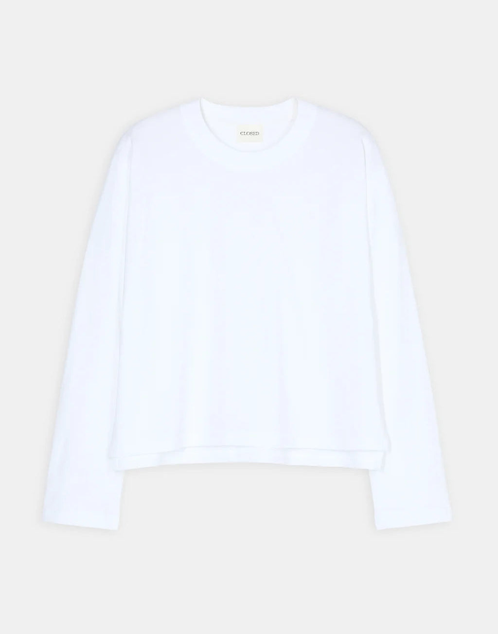 Closed Long-sleeved Shirt White