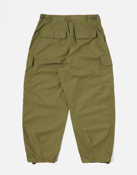 Universal Works Loose Cargo Pant In Olive Recycled Poly Tech