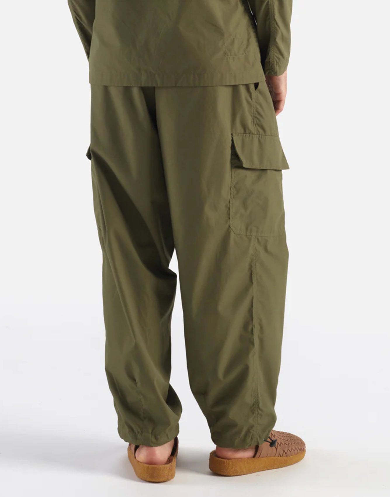 Universal Works Loose Cargo Pant In Olive Recycled Poly Tech