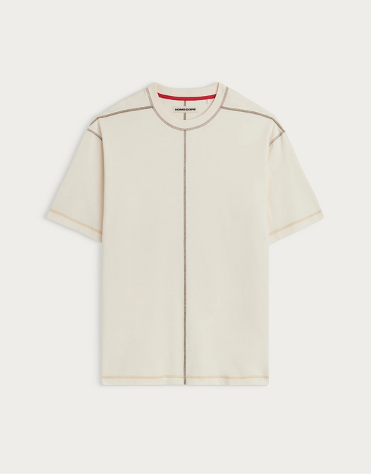 Homecore Multico Baseball Cream-Brown T-Shirt