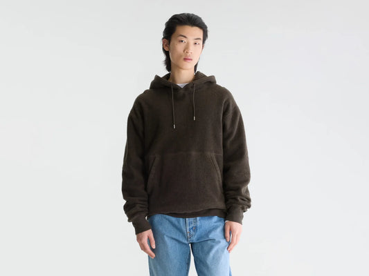 Bellerose Mattis Relaxed Hoodie Dark Brown