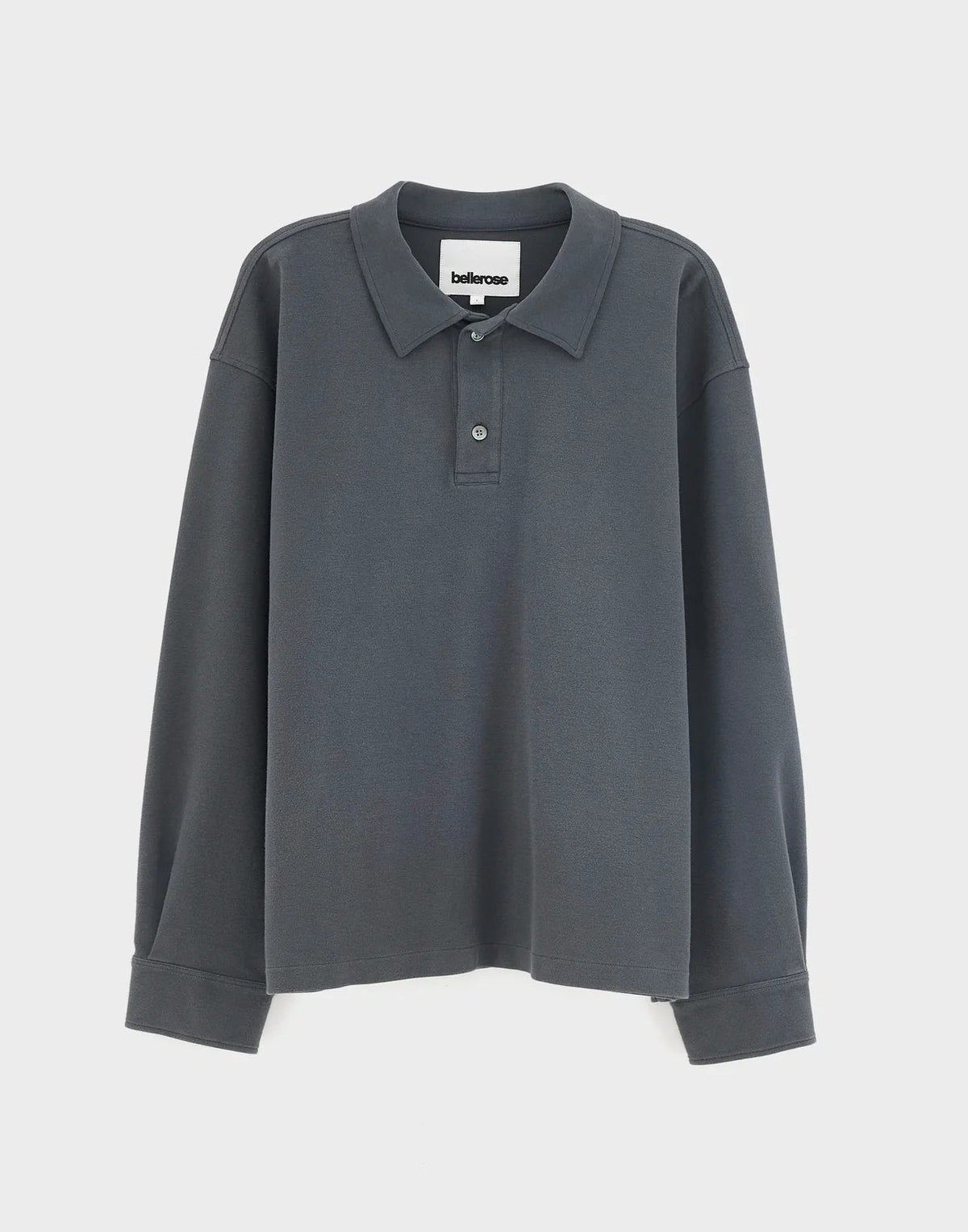 Bellerose Motoko Relaxed Polo Black Sand