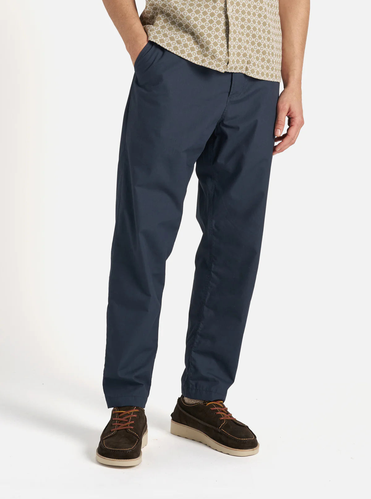 Universal Works Recycled Polytech Military Chino Navy