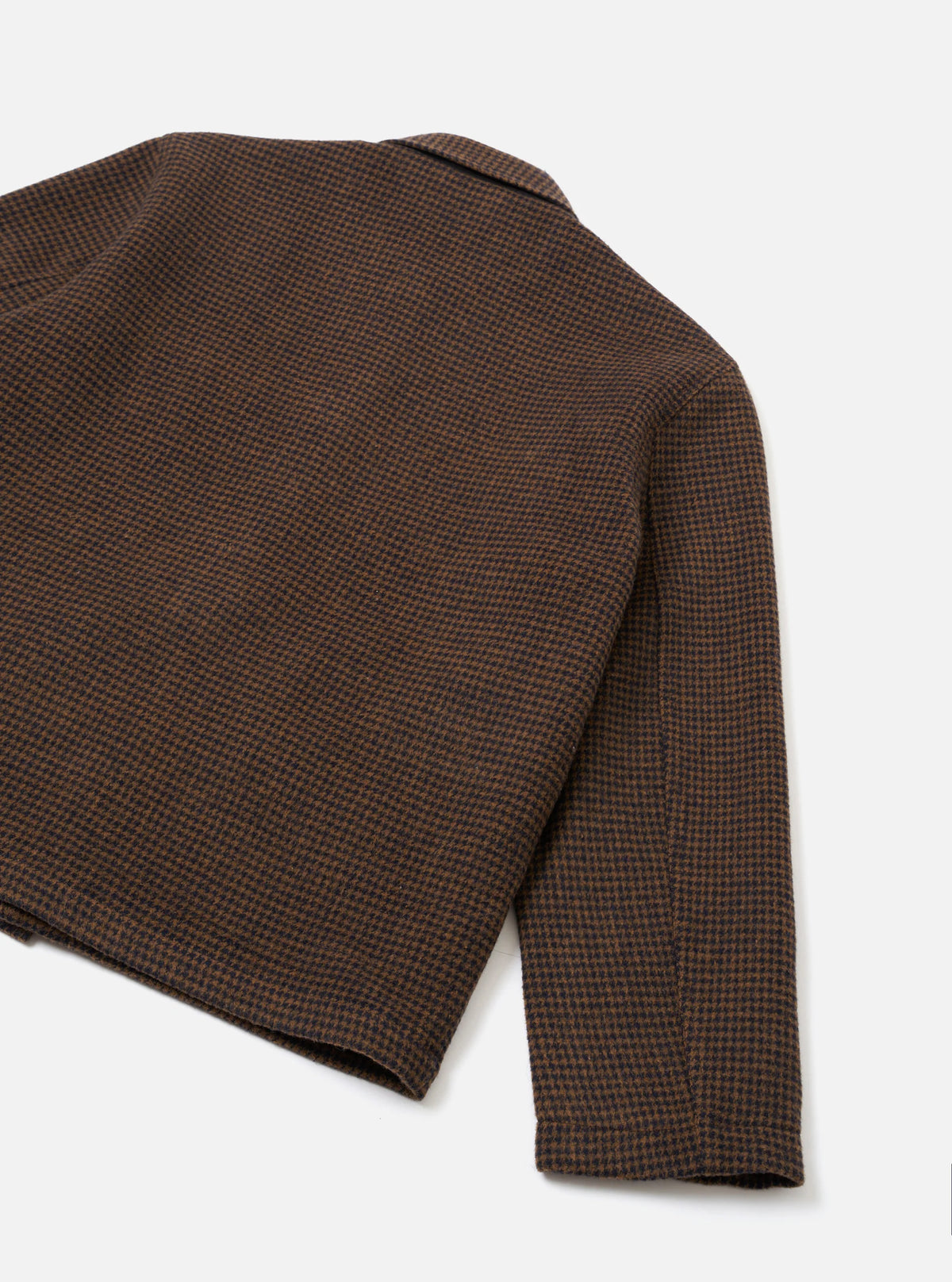 Universal Works Navy/Brown Wool Tweed Mix Franck Jacket