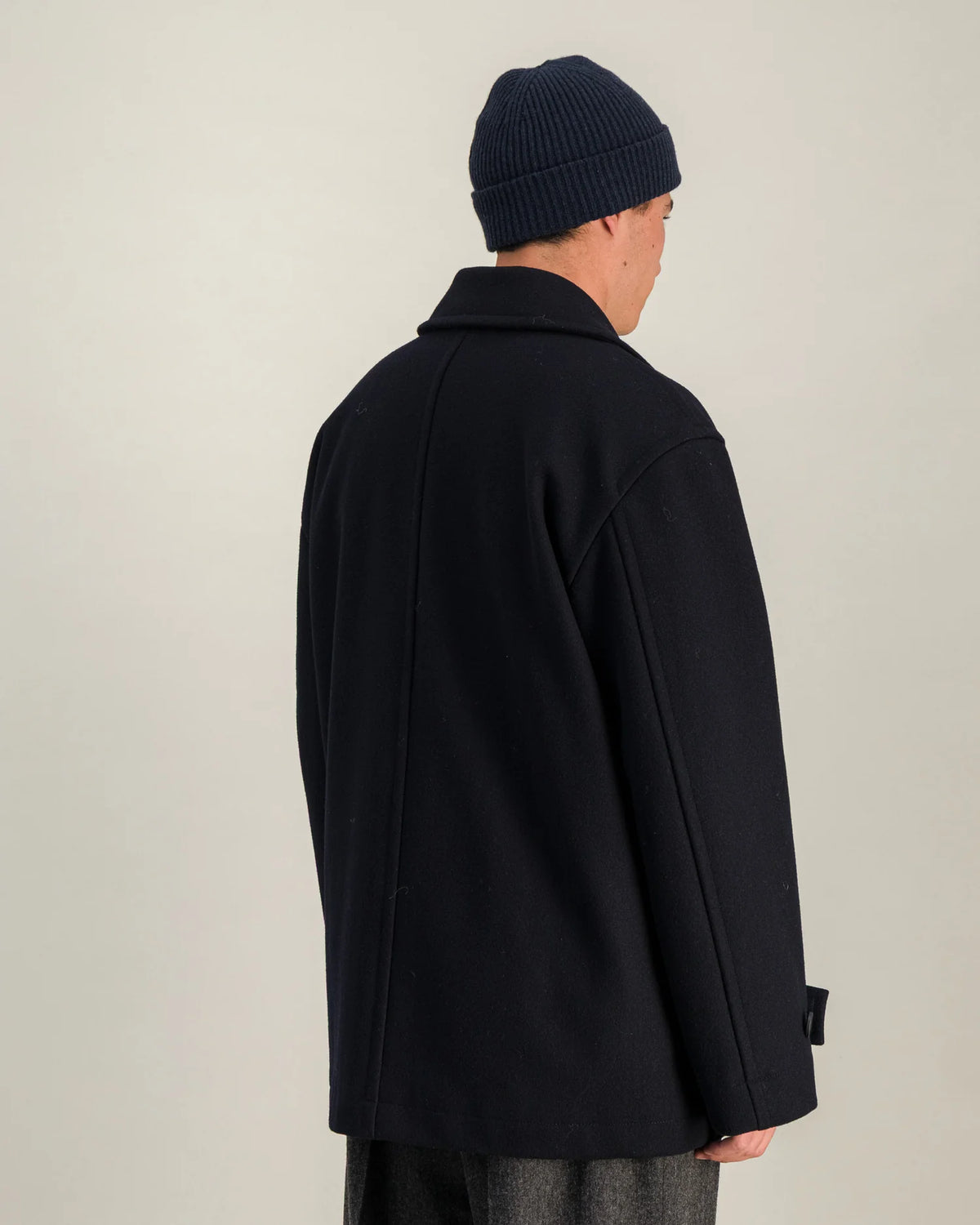 Parages Navy Pea Coat