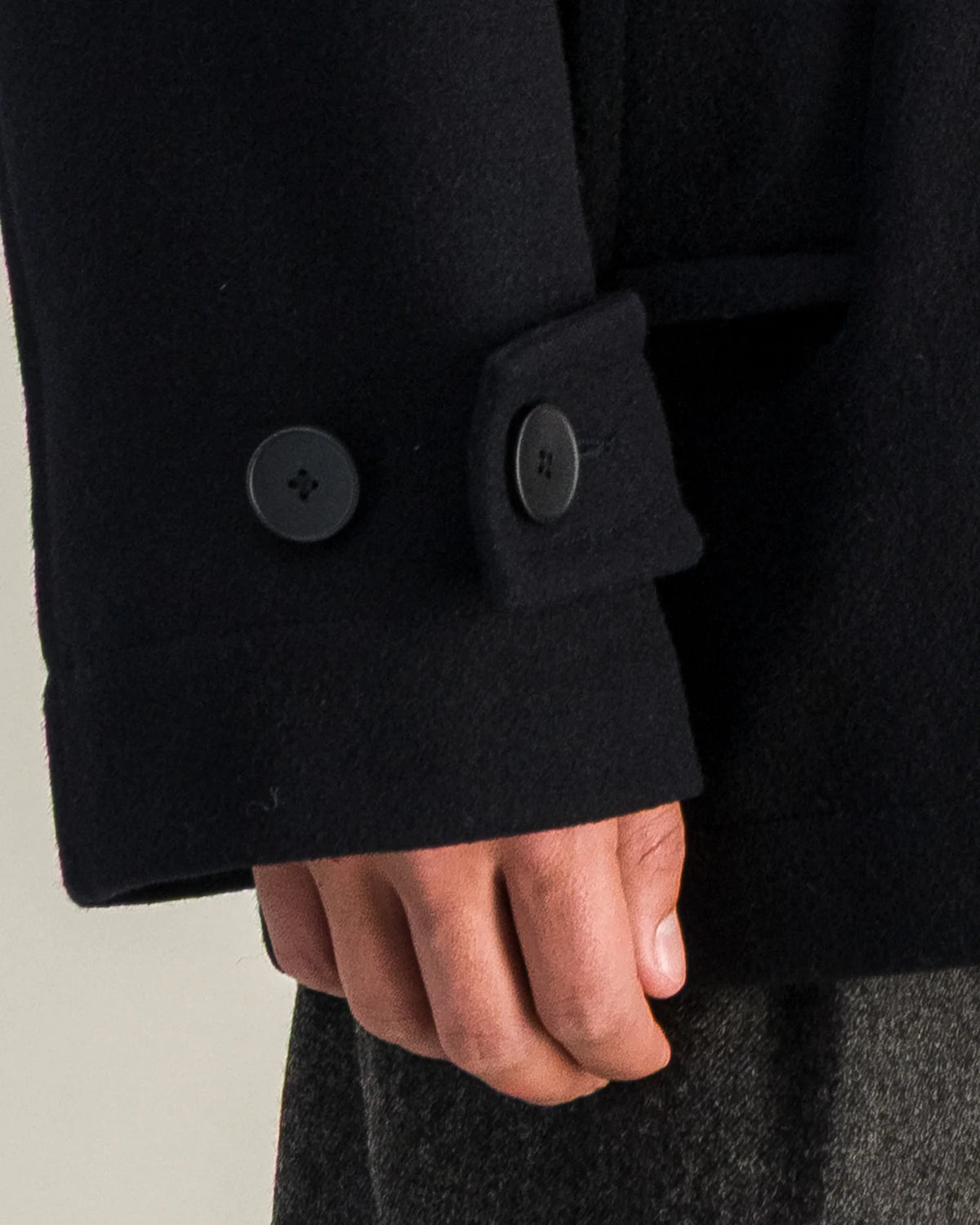 Parages Navy Pea Coat