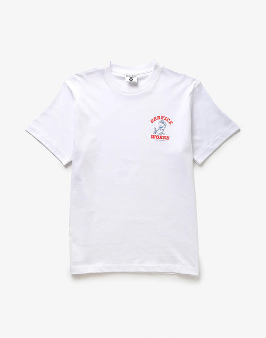 Service Works Organic Chefswear Tee - White