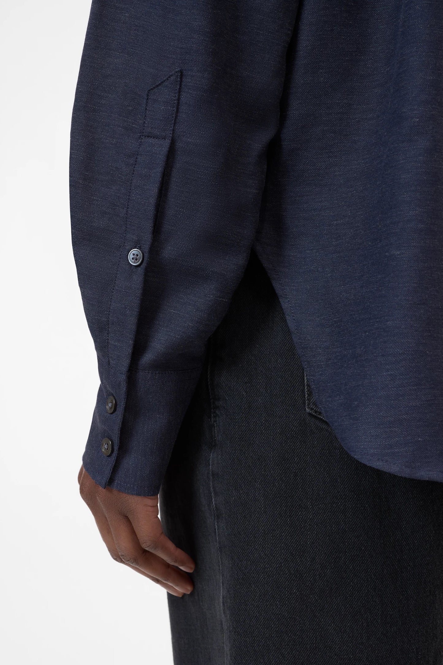 Closed Oversized Shirt in a Cotton Blend Smokey Blue