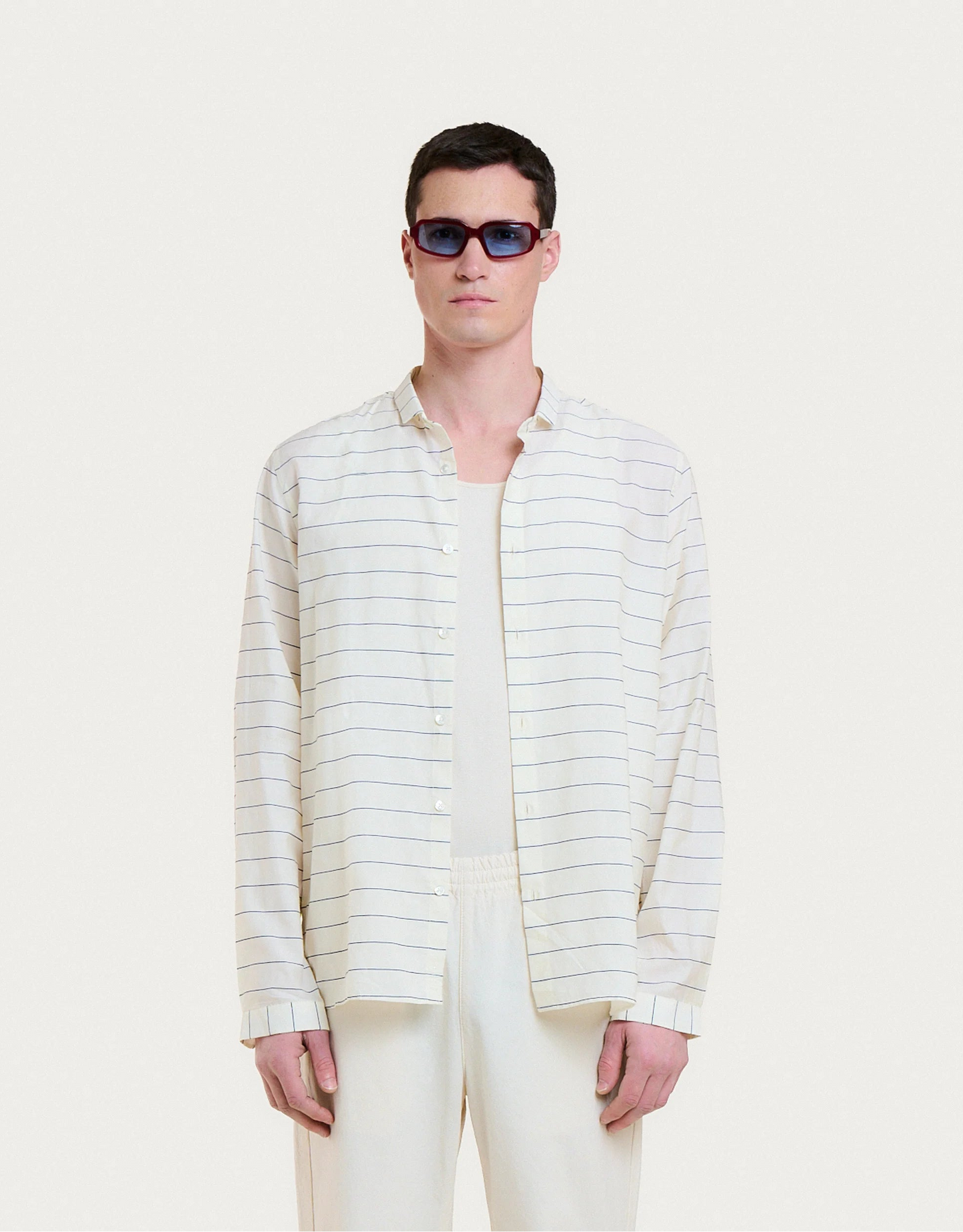 Homecore Pala Nalya Ecru Stripes Shirt