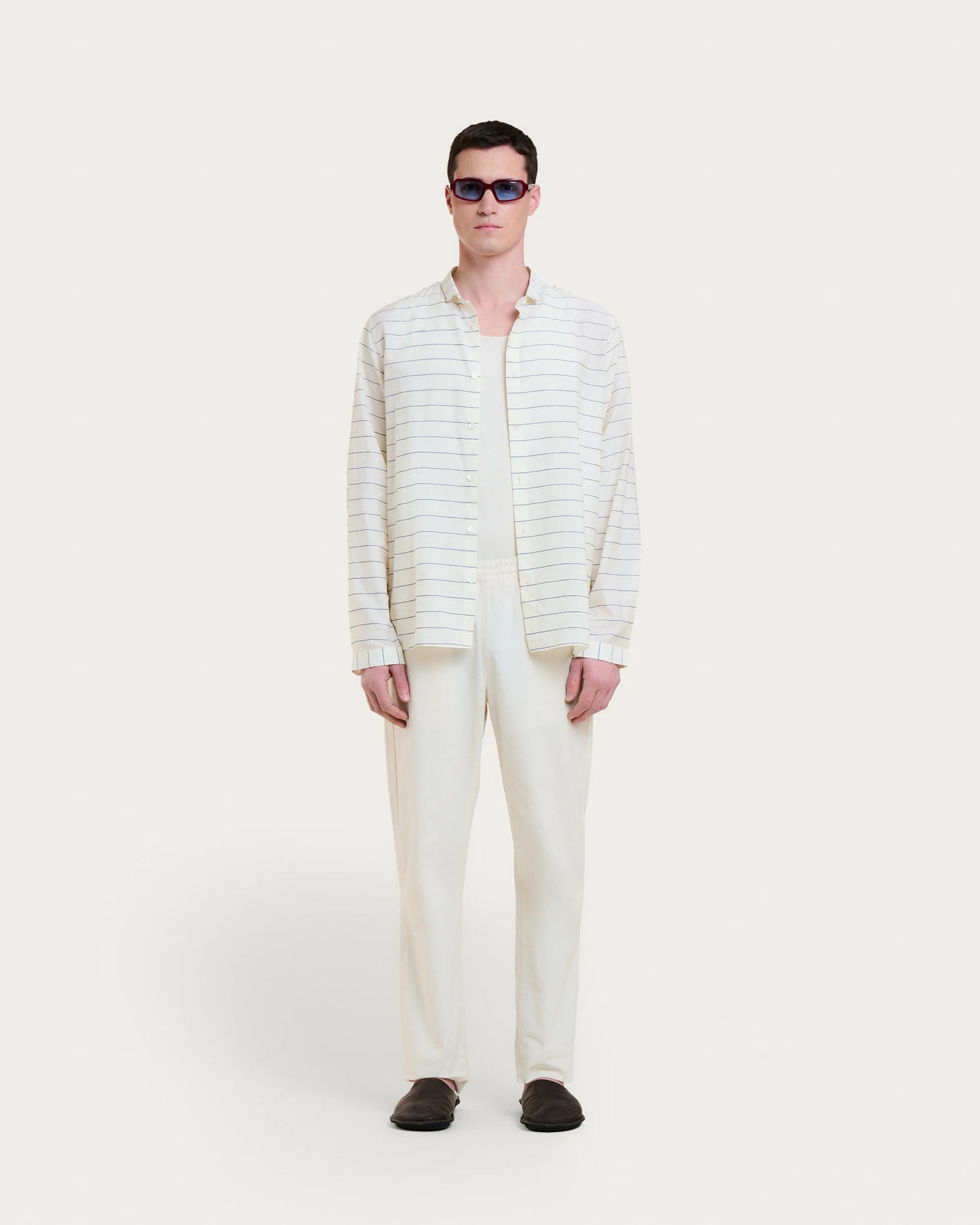 Homecore Pala Nalya Ecru Stripes Shirt