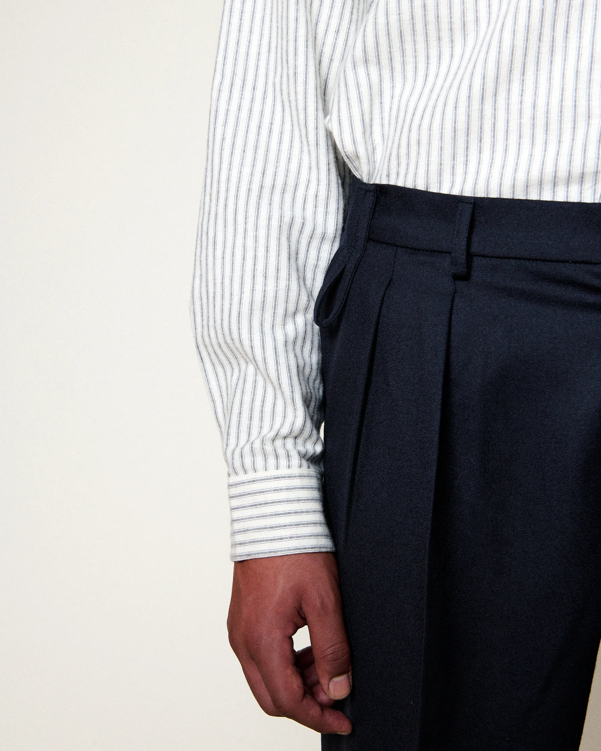 Homecore Paulo Sleek Navy Trousers