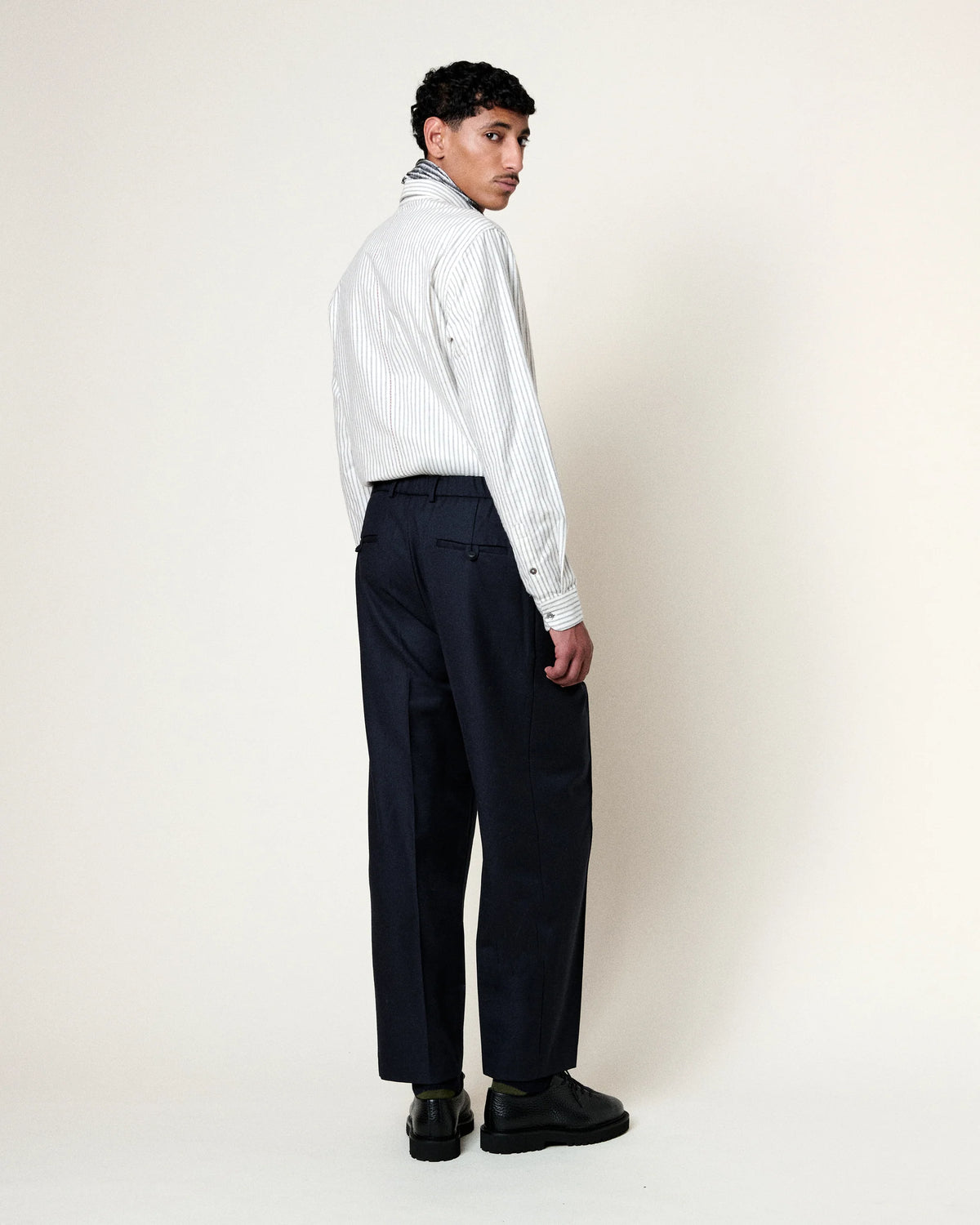 Homecore Paulo Sleek Navy Trousers