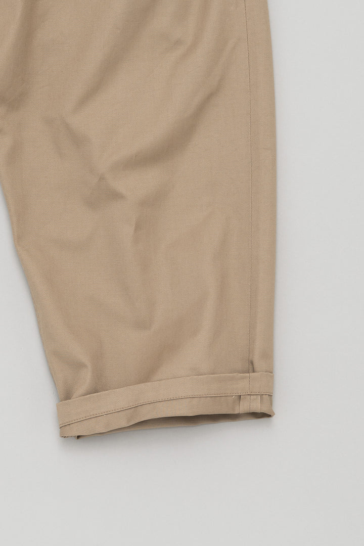 Still By Hand Tapered Pleated Pant Beige