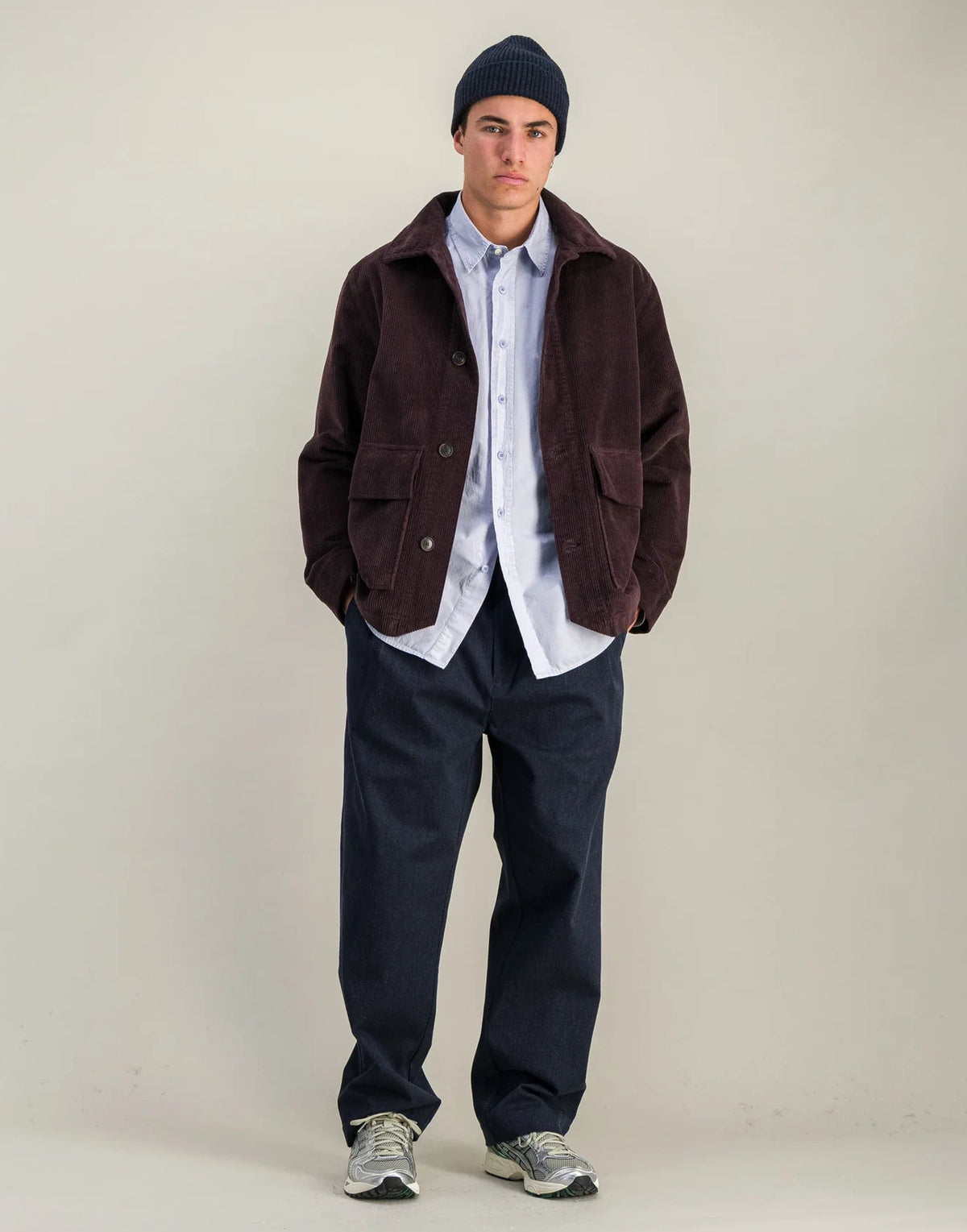 Parages Plum Cord Dubliner Jacket