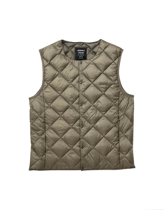 Gramicci Inner Down Vest Stone Grey