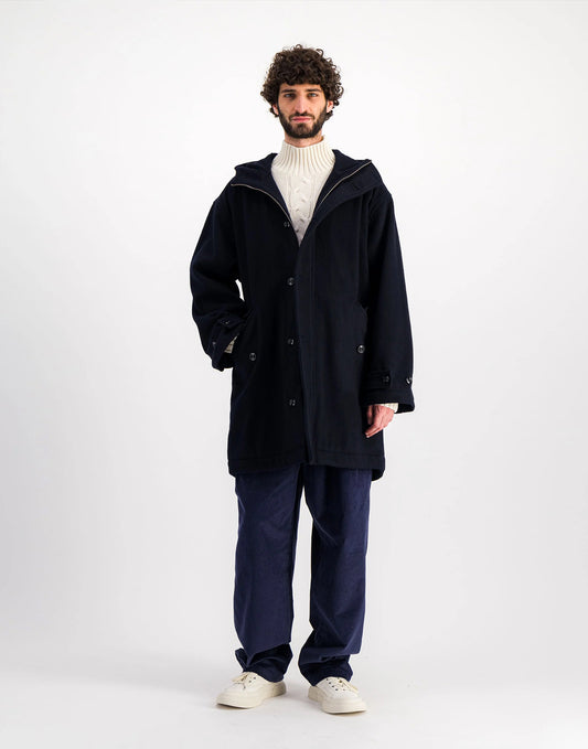 Parages Refuge Navy Coat