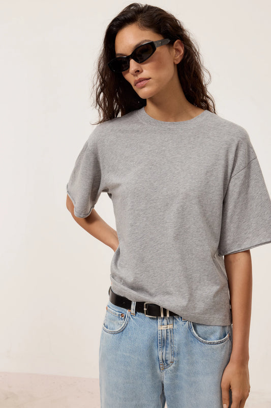 Closed Relaxed T-shirt Light Grey Melange