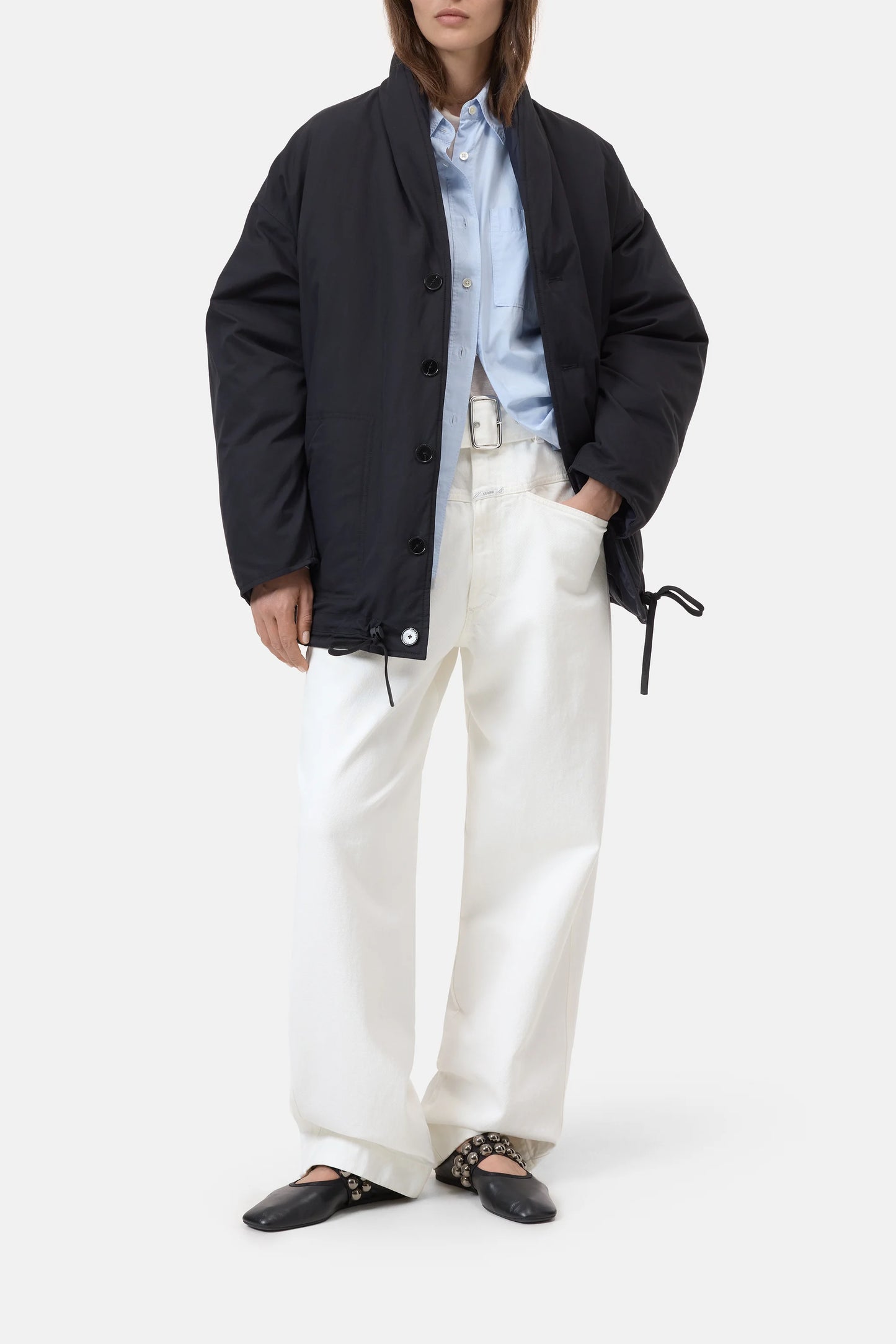 Closed Reversible Jacket Black