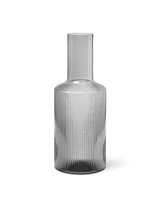 Ferm Living Ripple Carafe Smoked