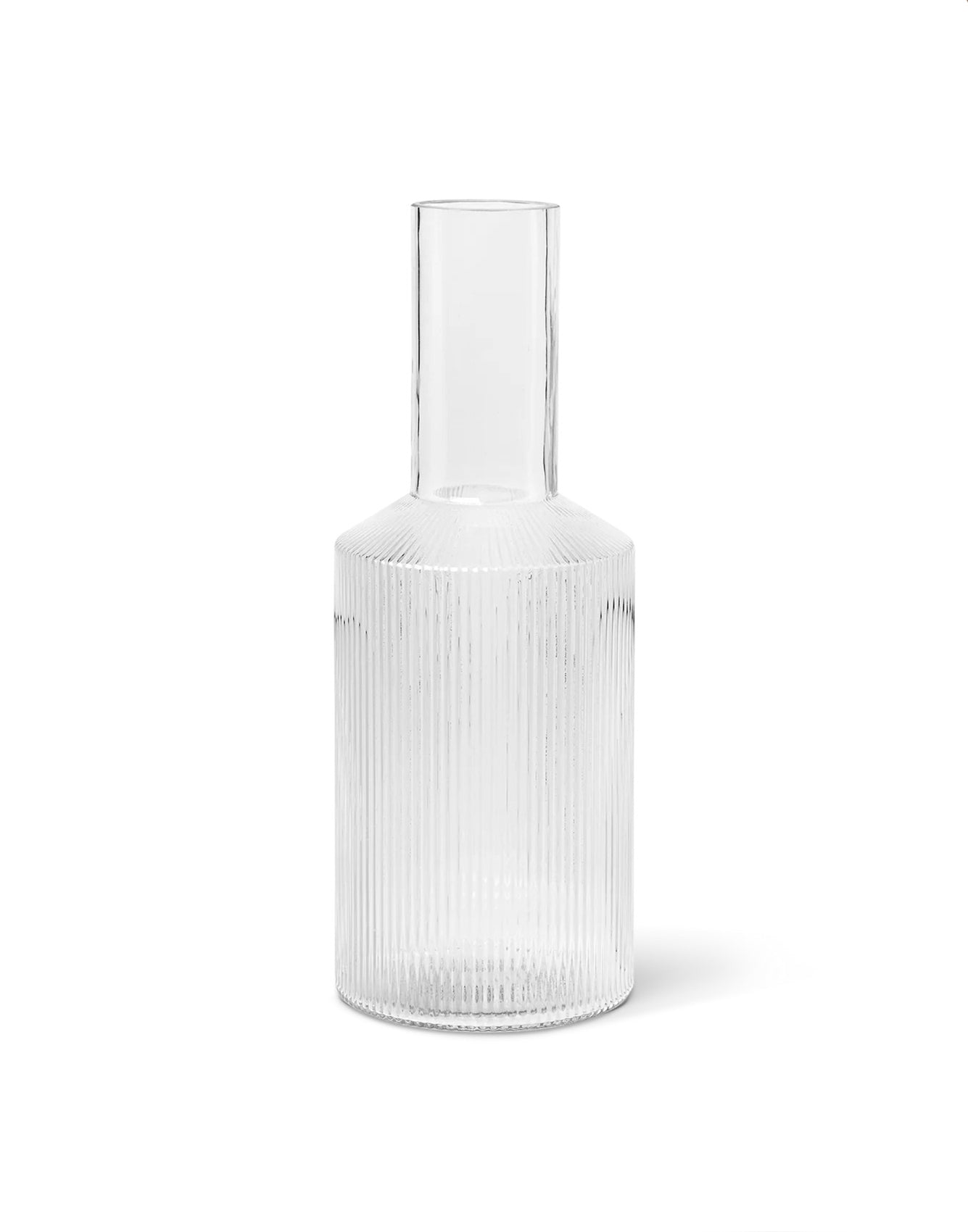 Ferm Living Ripple Carafe Clear