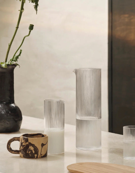 Ferm Living Ripple Water Jug