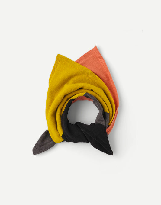 Jo Gordon Square Neckerchief Turmeric&Plaster