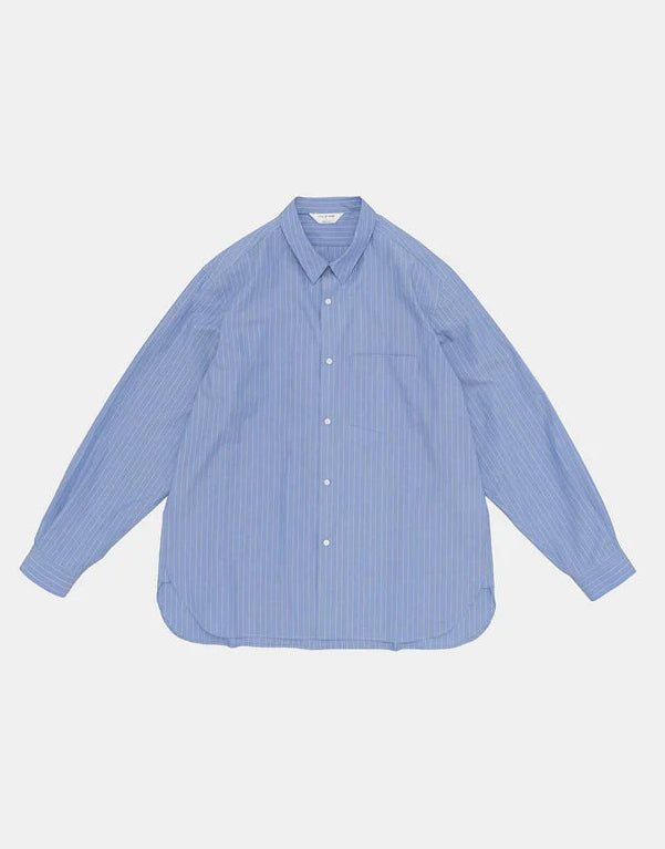 Still By Hand Regular Shirt Blue Stripes