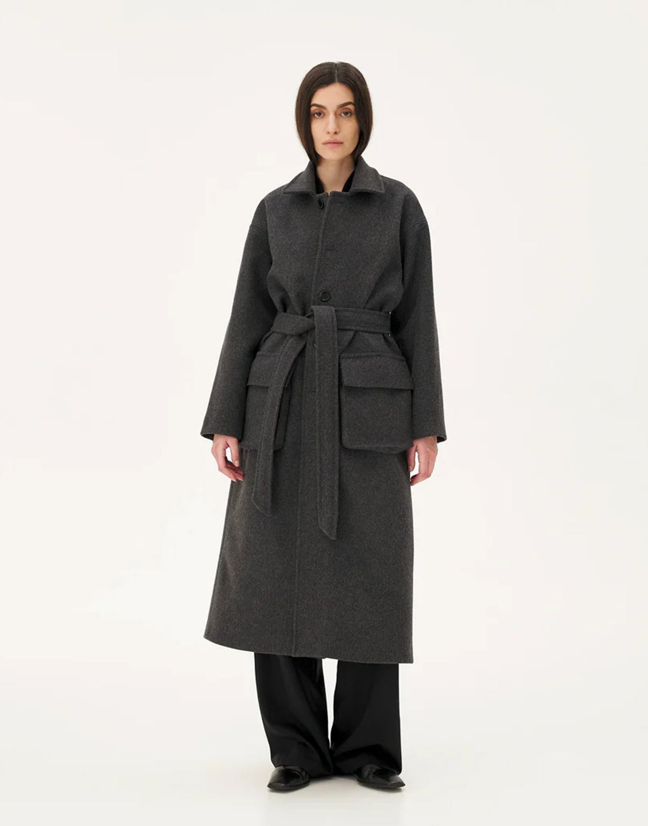 Noyoco Sarvik Coat Dark Grey