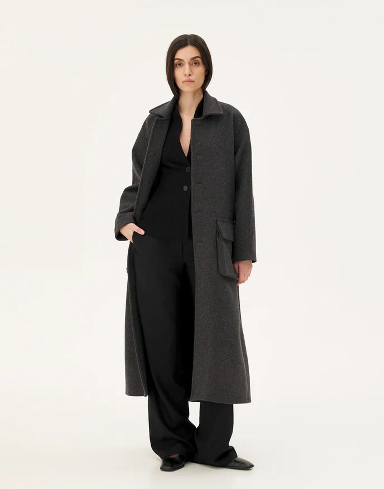 Noyoco Sarvik Coat Dark Grey