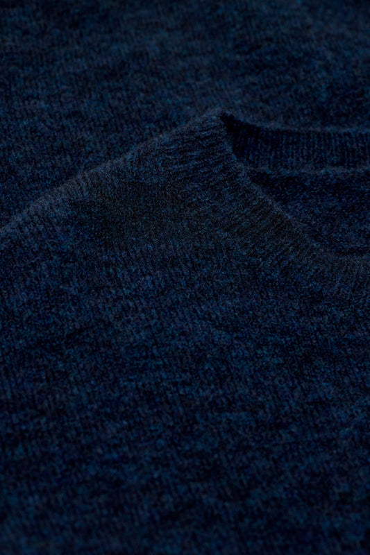 Closed Short-Sleeved Jumper Dark Night