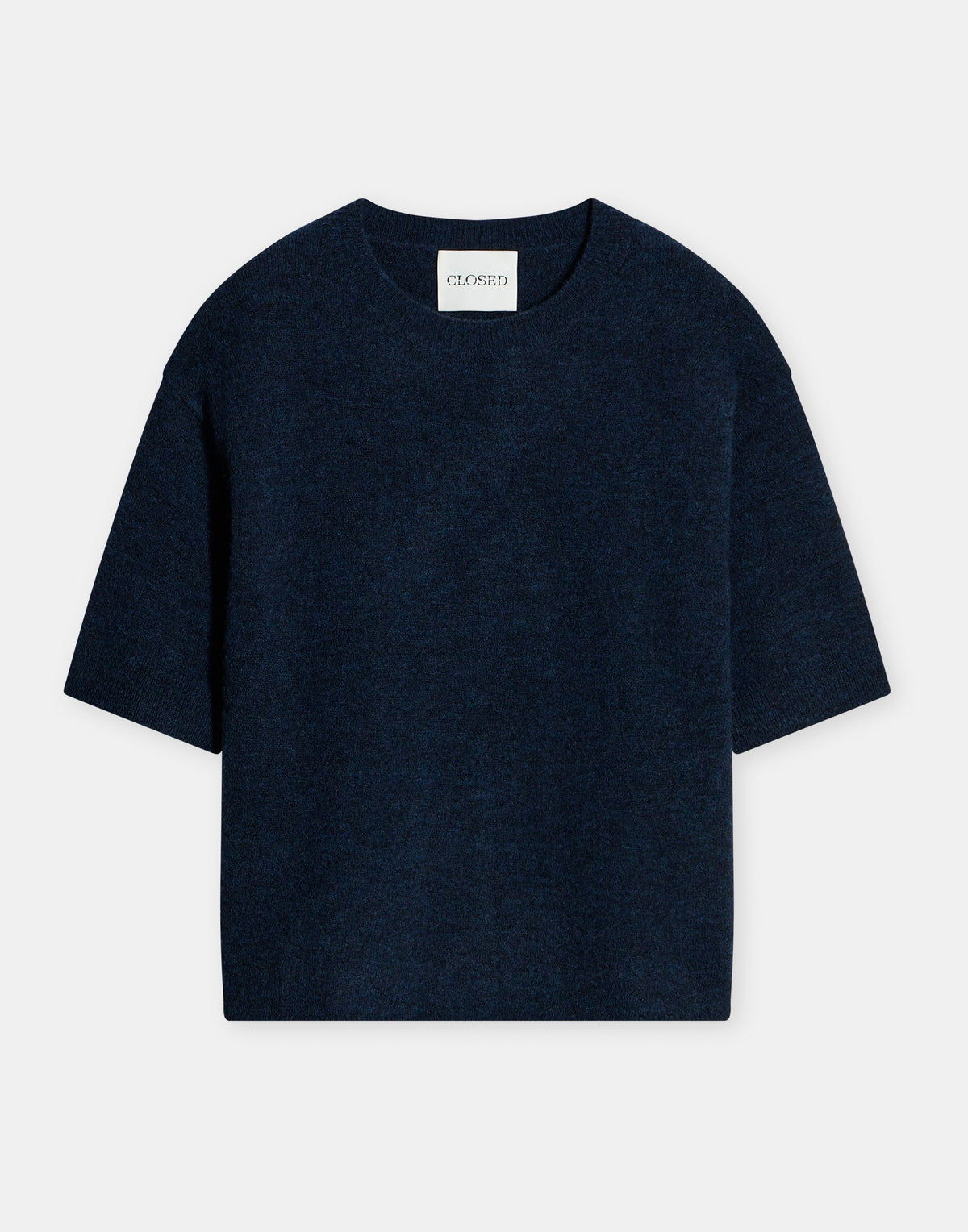 Closed Short-Sleeved Jumper Dark Night