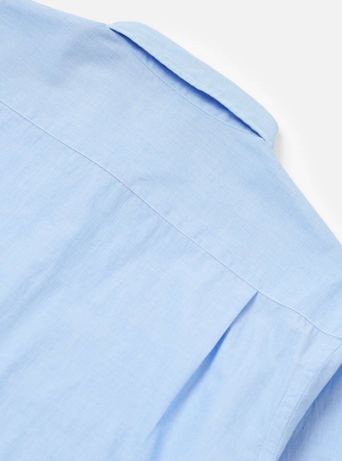 Universal Works Fil A Fil Square Pocket Shirt Sky