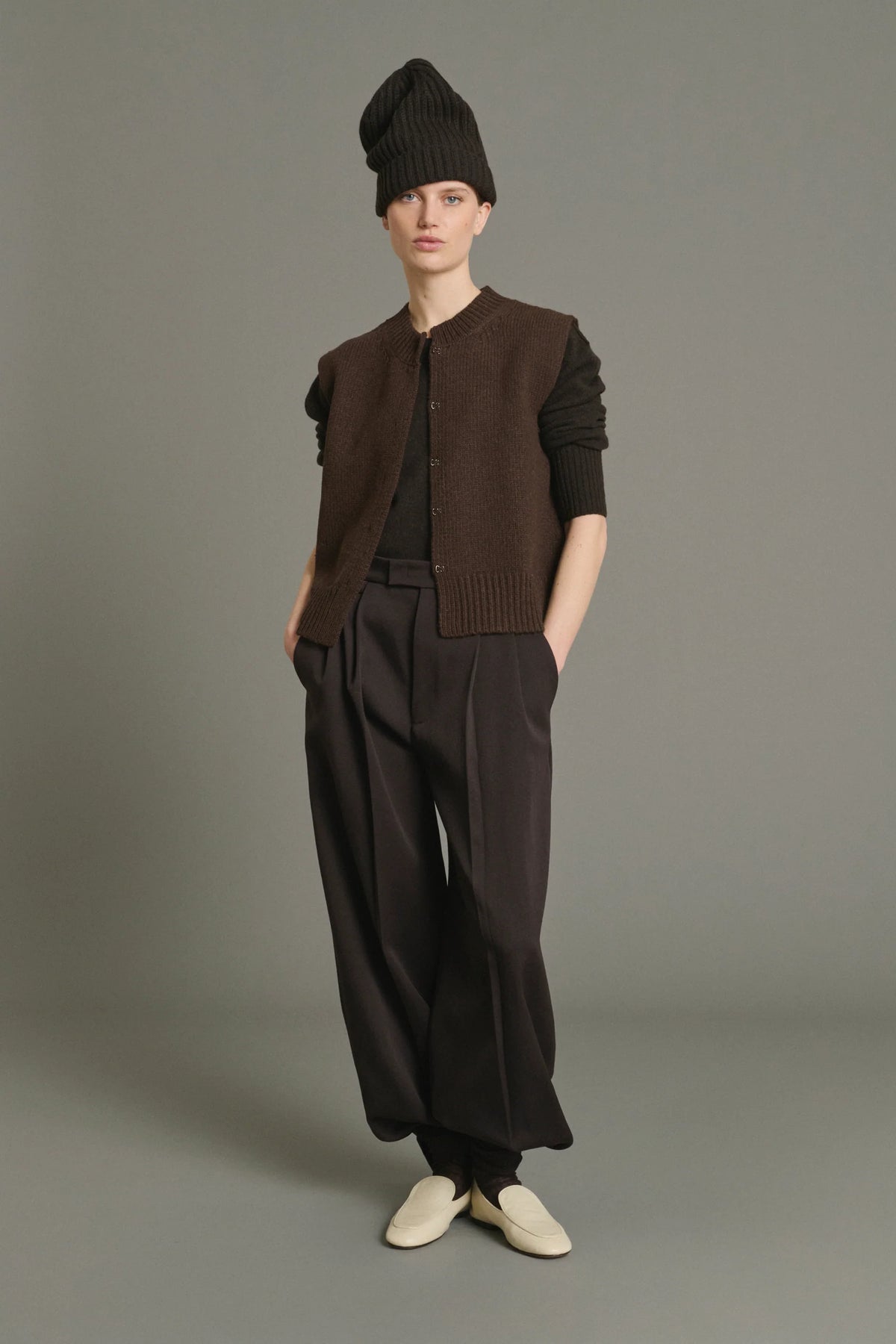 Soeur Kalyanee Sleeveless Waistcoat Hook Closure