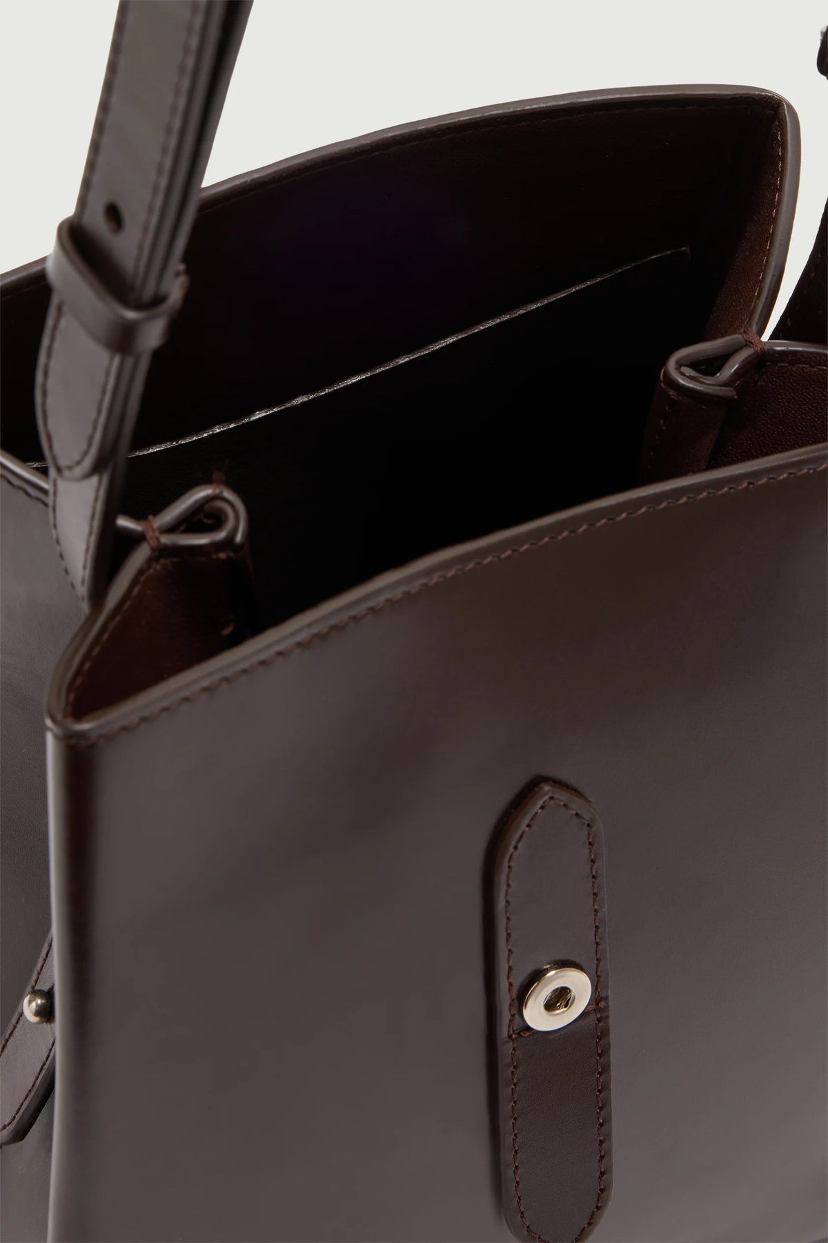 Soeur Bello Mini Small Bucket Bag Warm Brown