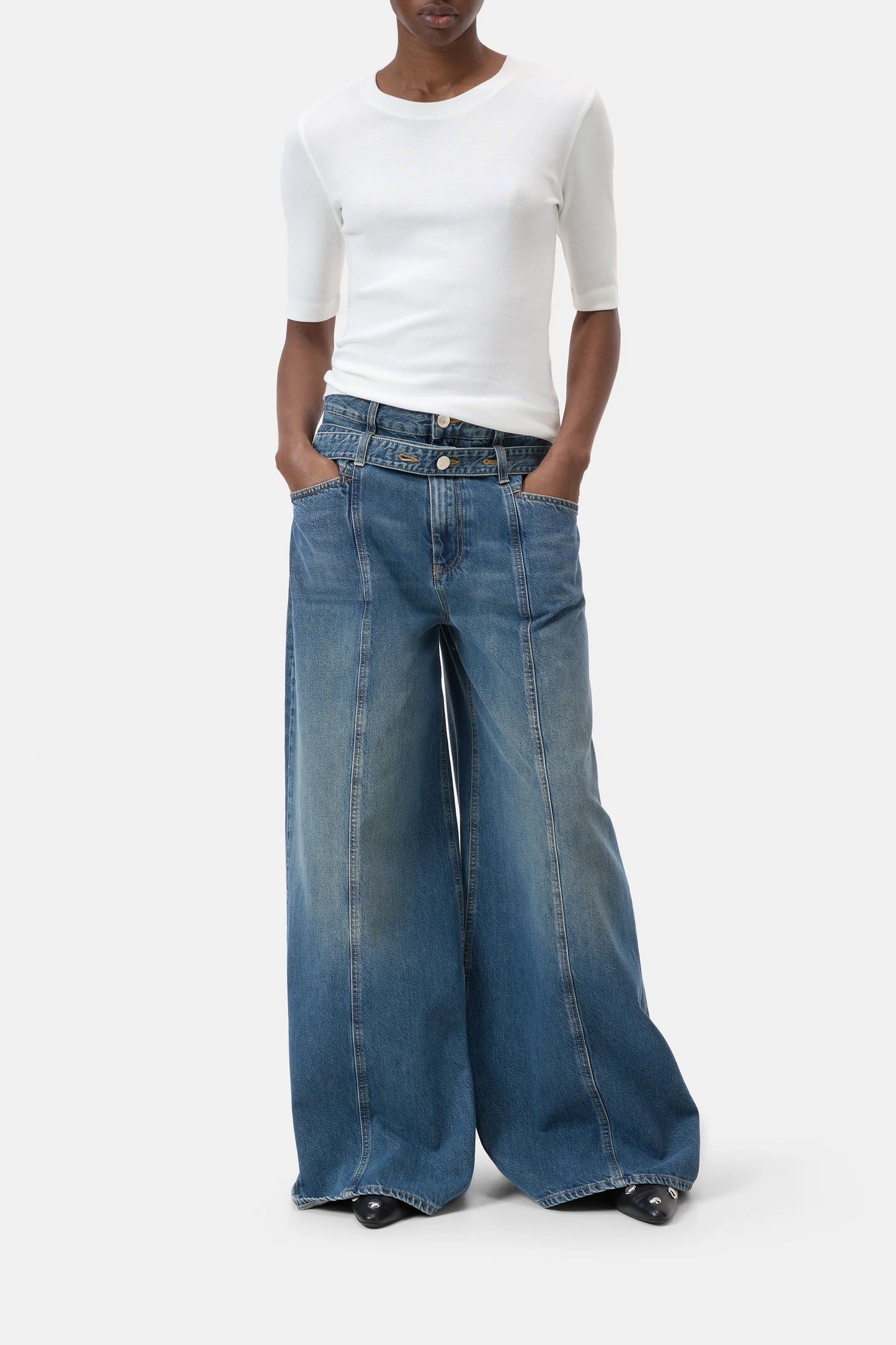 Closed T-shirt Cotton Modal Ivory