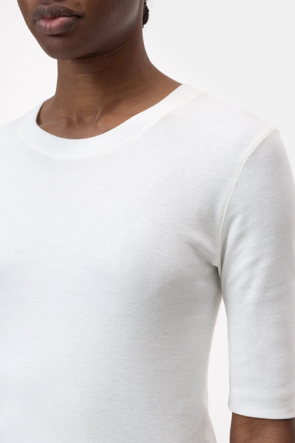 Closed T-shirt Cotton Modal Ivory