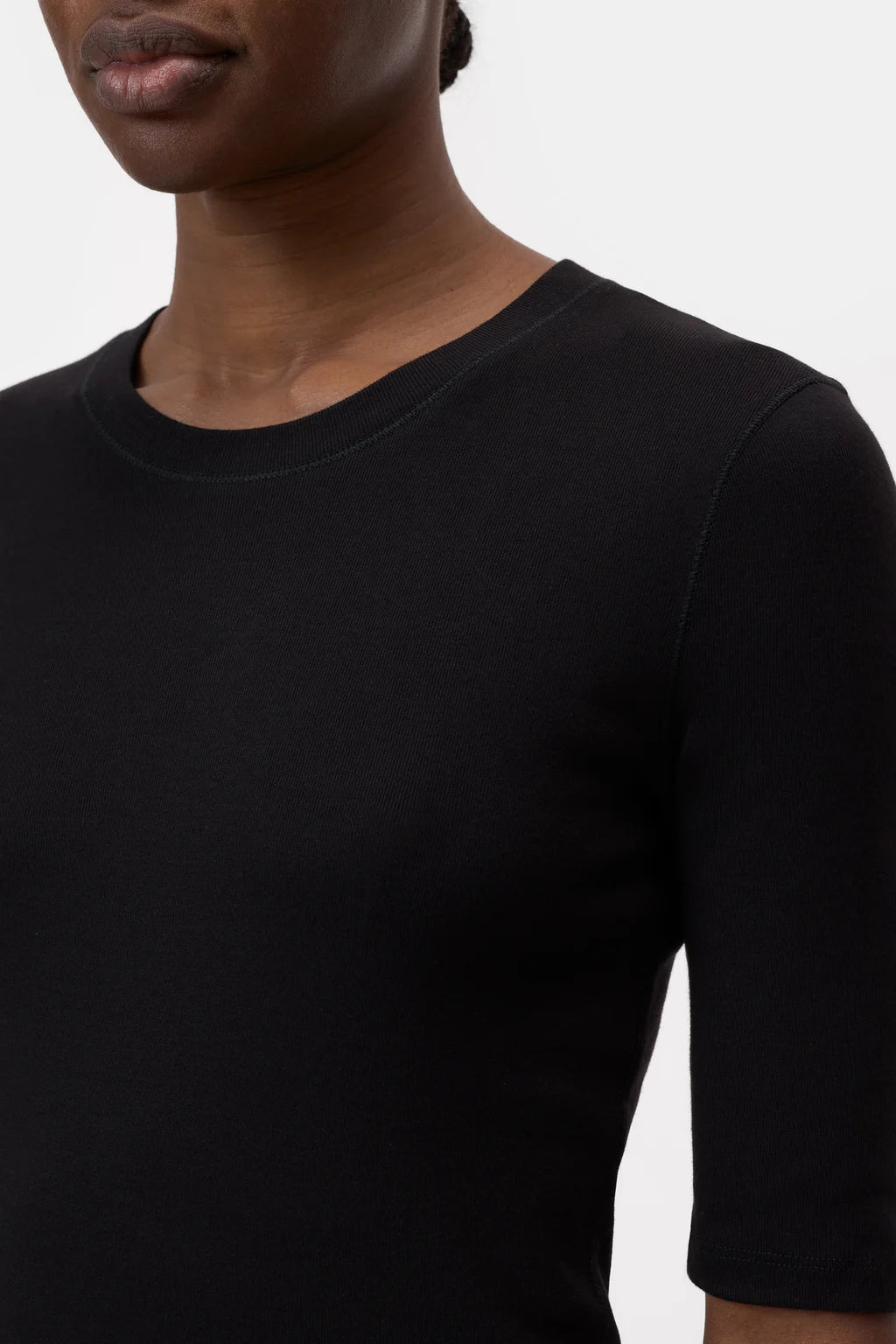 Closed T-shirt Cotton Modal Black